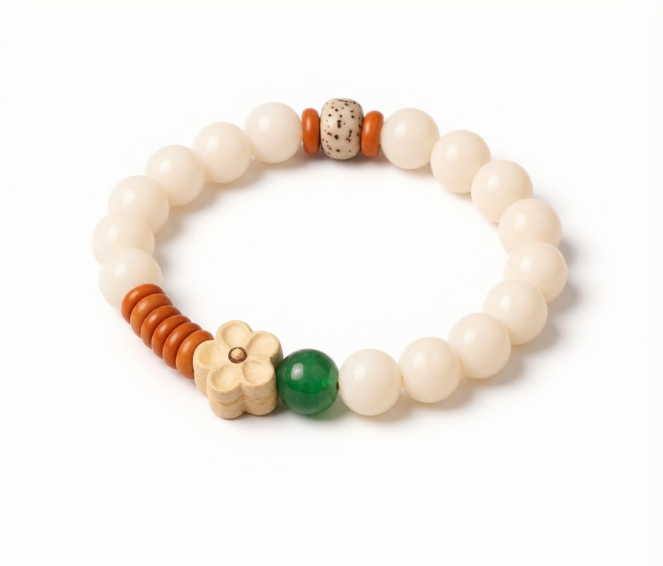 白菩提根念珠（款式2）- Luxe White Bodhi Root Prayer Beads Style 2 - 01 hero