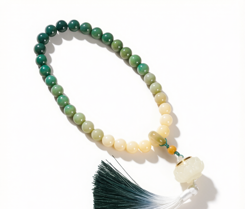 奶油黄菩提根手链（款式1）- Creamy Butter-Bodhi Bracelet Style 1 - 01 hero
